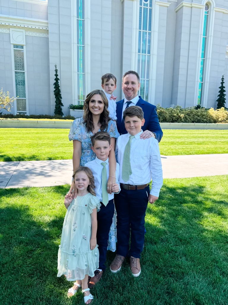 Green Family at Temple